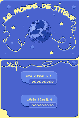 Tootuff's World — Title screen
