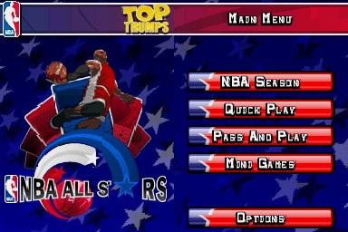 Top Trumps Nba All Stars — Title screen