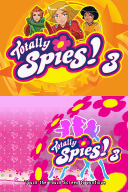 Totally Spies! 3 - Secret Agents — Title screen