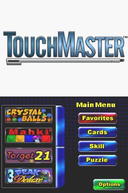 Touchmaster — Title screen
