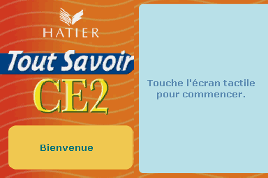 Tout Savoir Ce2 - L'essentiel Du Programme — Title screen
