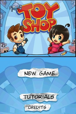 Toy Shop Tycoon — Title screen