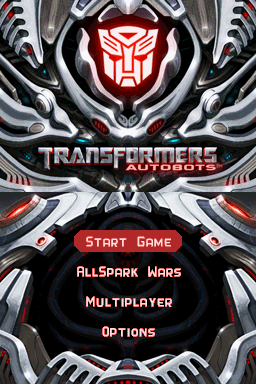 Transformers - Ultimate Autobots Edition — Title screen