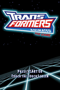 Transformers Animated : Le Jeu — Title screen
