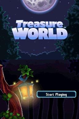 Treasure World — Title screen