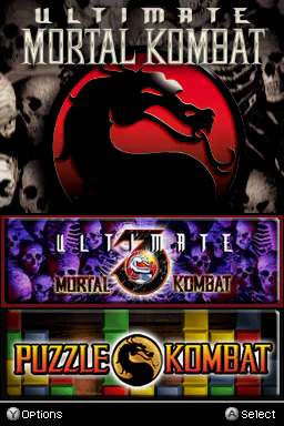 Ultimate Mortal Kombat — Title screen