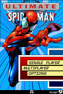 Ultimate Spider-Man — Title screen