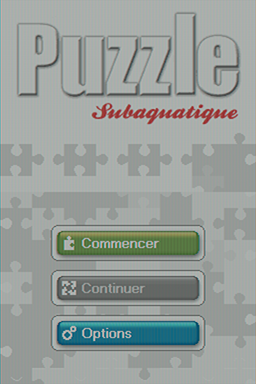 Underwater Puzzle - Echter Puzzlespass Fuer Unterwegs — Title screen