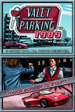 Valet Parking 1989 — Title screen