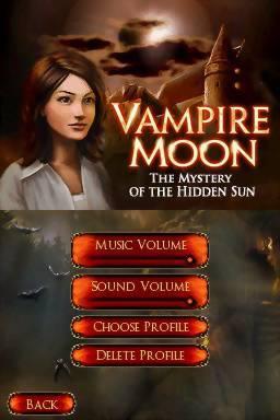 Vampire Moon - The Mystery of the Hidden Sun — Title screen