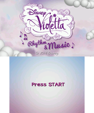 Violetta : Rythme et Musique — Title screen