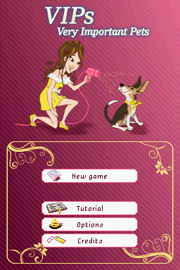 Vips - Very Important Pets — Title screen