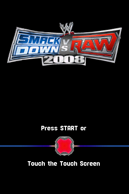 WWE SmackDown vs Raw 2010 featuring ECW — Title screen