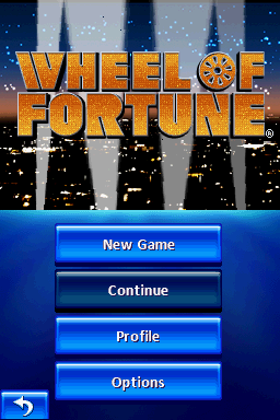 Wheel Of Fortune — Title screen