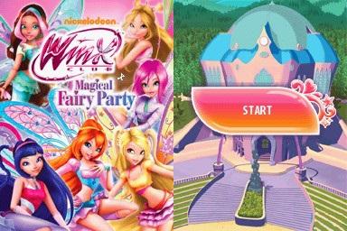 Winx Club - Magical Fairy Party — Title screen