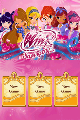 Winx Club - Saving Alfea — Title screen