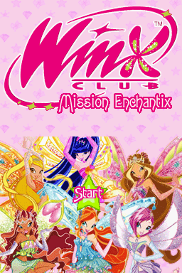 Winx Club : Mission Enchantix — Title screen