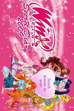 Winx Club : Secret Diary 2009 — Title screen
