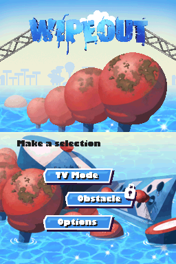 Wipeout : The Game — Title screen