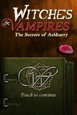 Witches & Vampires - The Secrets of Ashburry — Title screen