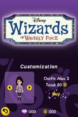 Wizards of Waverly Place — Title screen