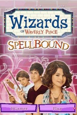 Wizards of Waverly Place : Spellbound — Title screen