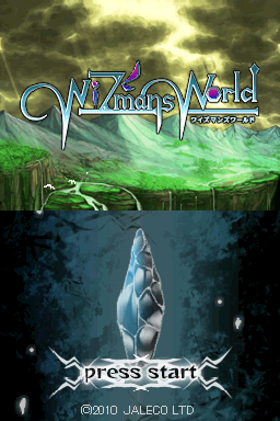 Wizmans World — Title screen