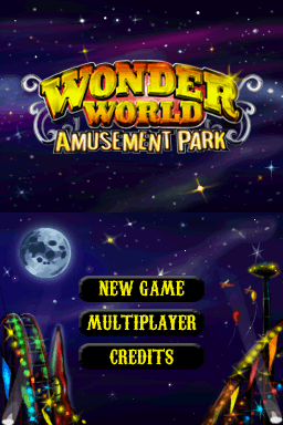 Wonder World Amusement Park — Title screen