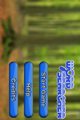 Word Searcher — Title screen
