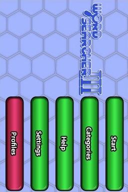 Word Searcher 3 — Title screen