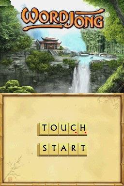 Wordjong — Title screen