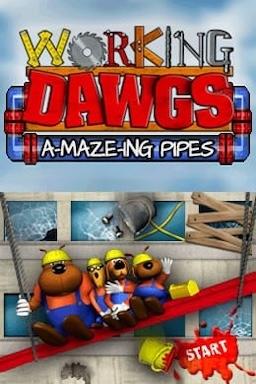Working Dawgs : A-Maze-ing Pipes — Title screen