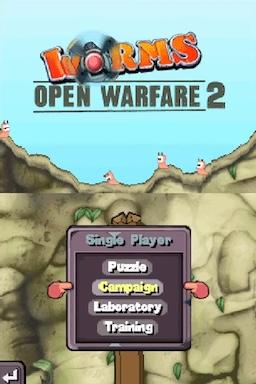 Worms : Open Warfare 2 — Title screen