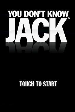 You Don't Know Jack — Title screen