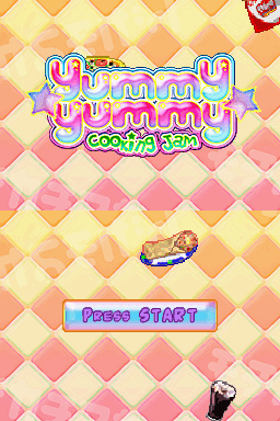 Yummy Yummy Cooking Jam — Title screen