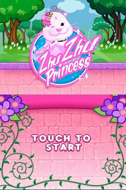 Zhu Zhu Princess — Title screen