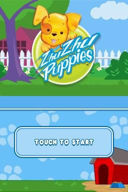 Zhu Zhu Puppies — Title screen