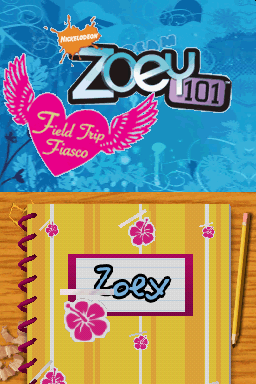 Zoey 101 - Field Trip Fiasco — Title screen