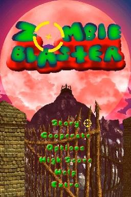Zombie Blaster — Title screen