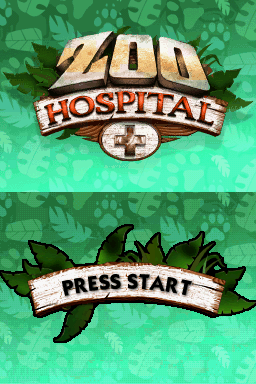 Zoo Hospital — Title screen
