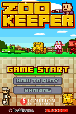 Zoo Keeper — Title screen