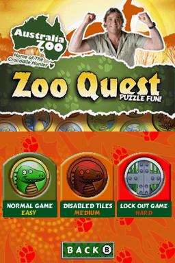 Zoo Quest - Puzzle Fun — Title screen