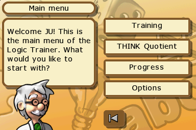 th!nk Logic Trainer — Title screen
