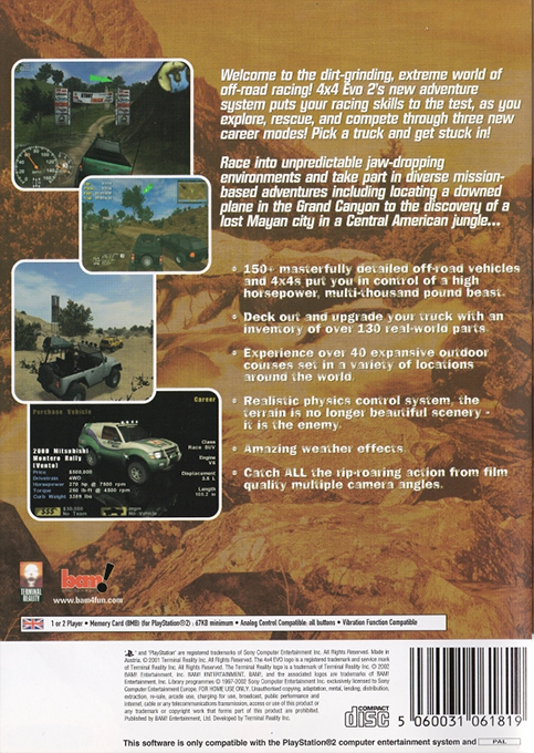 4x4 Evo 2 — Box back