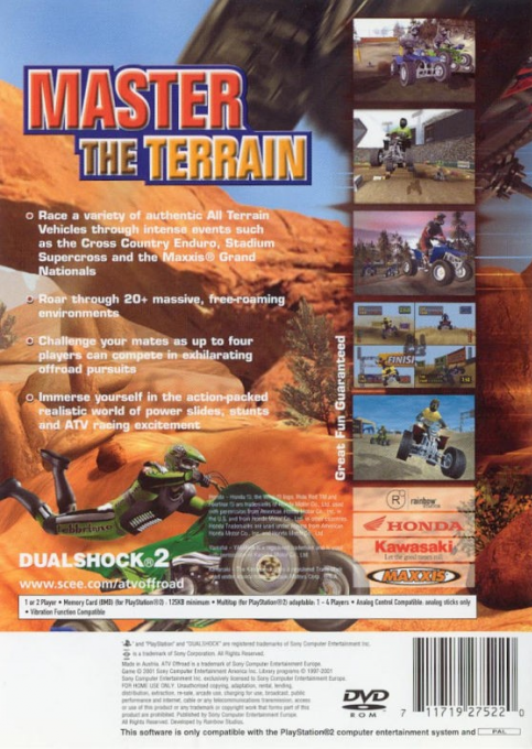 ATV Offroad : All Terrain Vehicle — Box back