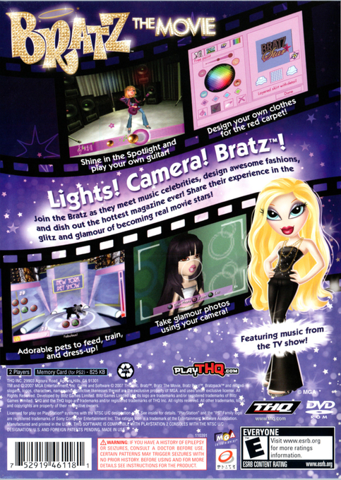 Bratz : The Movie — Box back