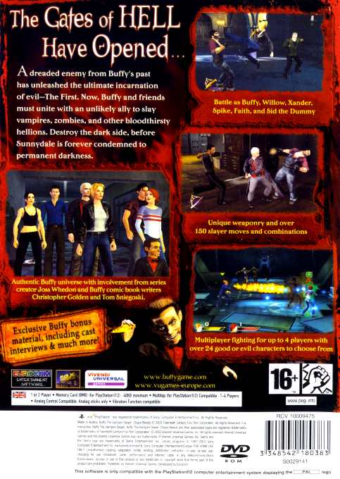 Buffy the Vampire Slayer : Chaos Bleeds — Box back