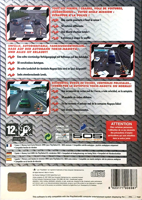 Car Racing Challenge — Box back