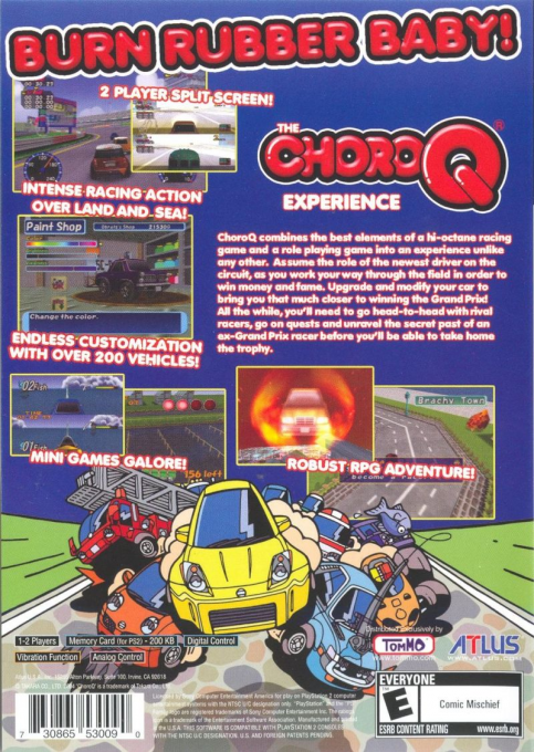 ChoroQ — Box back