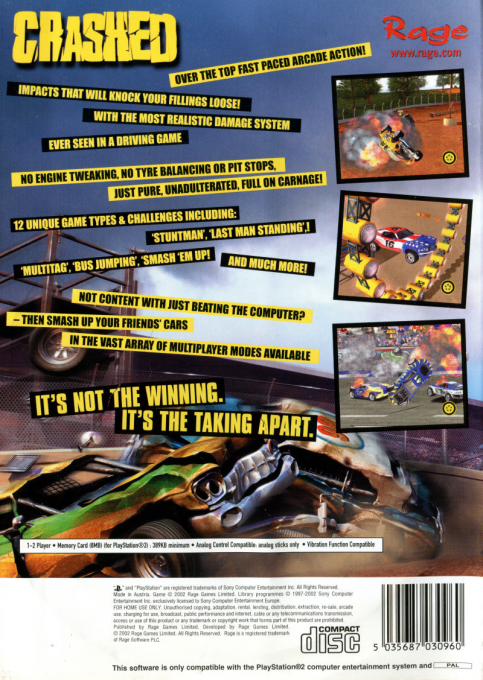 Crashed — Box back